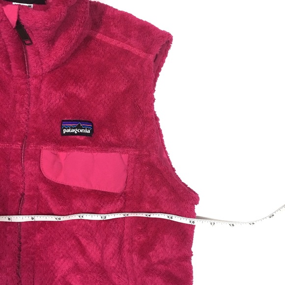 Patagonia Re-Tool Bright Pink Fleece Vest - Picture 3 of 6